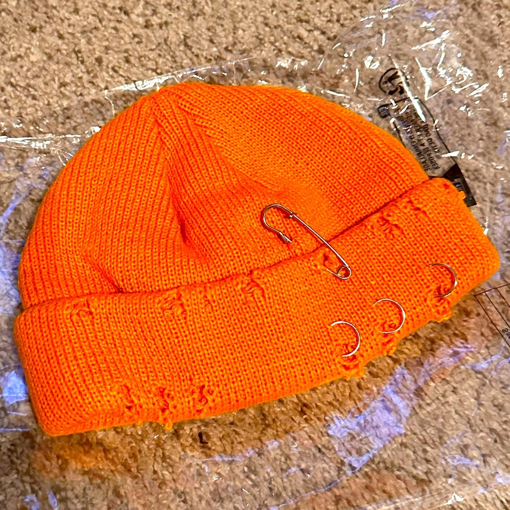 Orange beanie